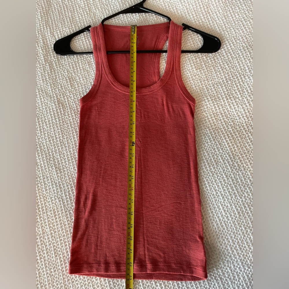 Aerie Rust Real Soft Ribbed Tank Top - XS - Picture 7 of 8